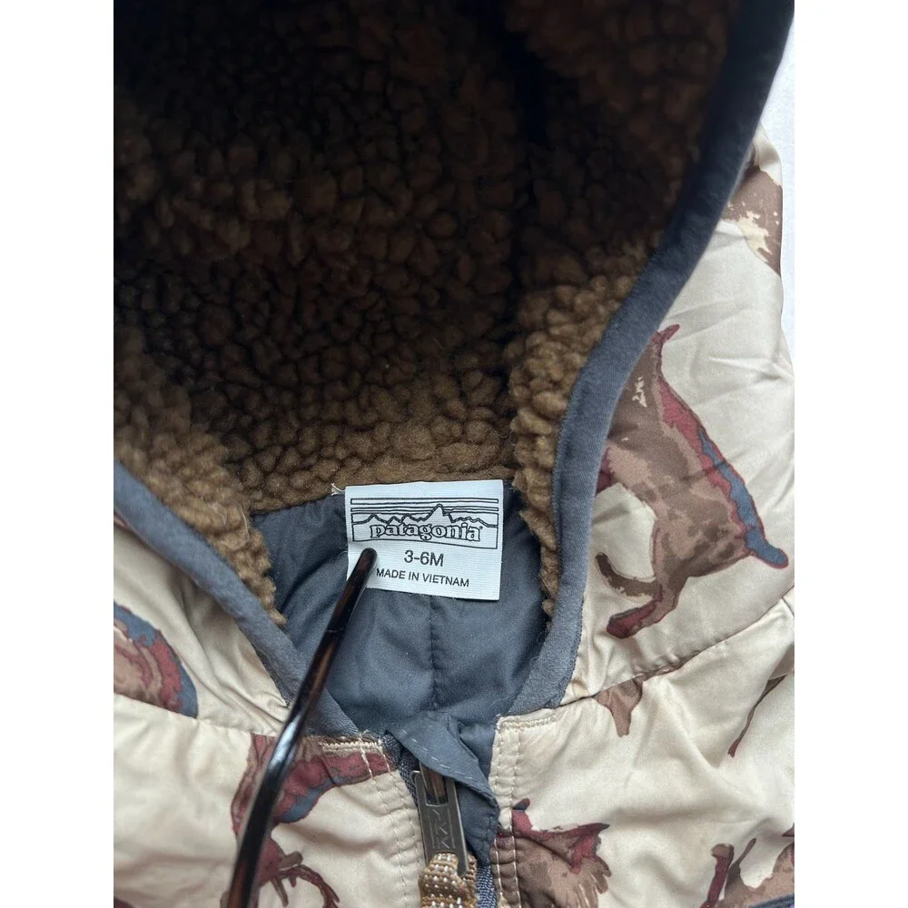 Patagonia Reversible Infant Puff Ball Bunting 3-6m